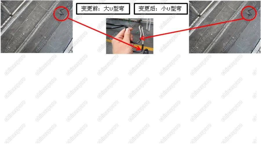 Трубка тормозная № 2 от гидроблока (передняя левая) дизель Great Wall Hover H3