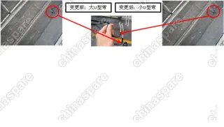 Трубка тормозная № 2 от гидроблока (передняя левая) дизель Great Wall Hover H3