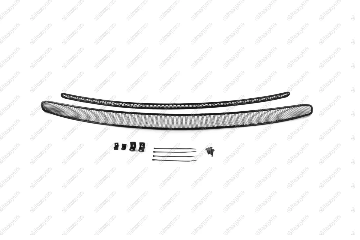 1301016151 Сетка на бампер внешняя для KIA Sportage 2016-2018, 2 шт., черн., 15 мм