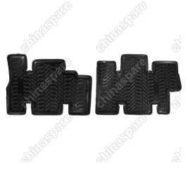 Ковры в салон (второй ряд) ГАЗель Next (Фермер) (2013-) компл. 1 шт., высокий борт, полимерные, черные