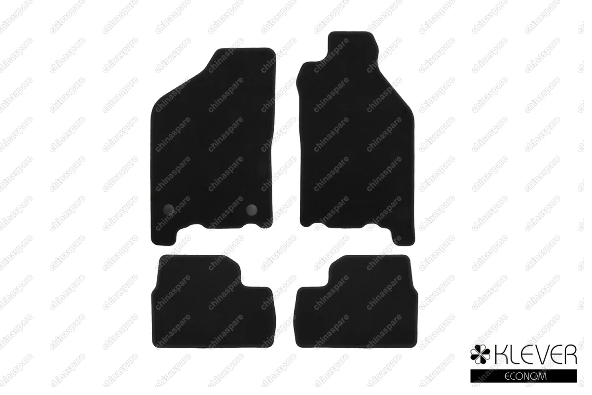KLEVER01522601200k Коврики в салон Klever Econom ВАЗ 2113 2004-2013, хб., 4 шт. (текстиль)