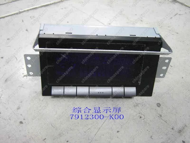 7912300K00 Дисплей управления магнитолой и климатом Great Wall Hover H3