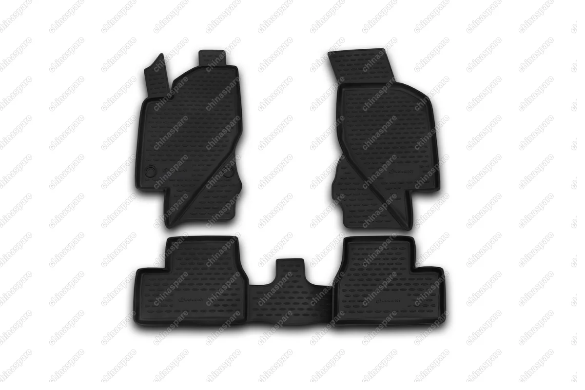 NLC5204110 Коврики в салон LADA Kalina 2004->, 4 шт. (пластик)