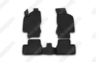 NLC5204110 Коврики в салон LADA Kalina 2004->, 4 шт. (пластик)