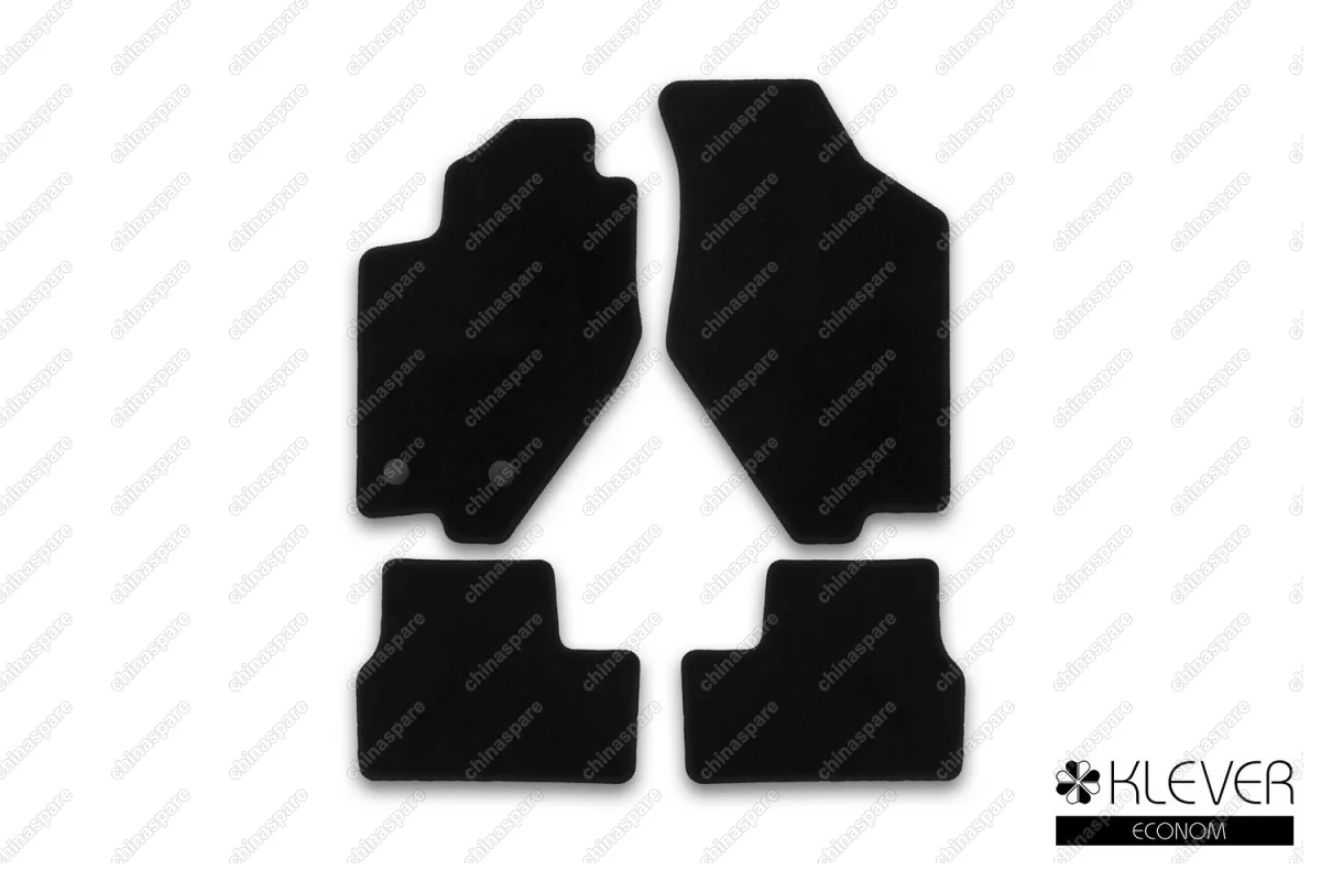 KLEVER01520401200k Коврики в салон Klever Econom LADA Kalina, Kalina || 2004-2013, 2013->, сед., хб., 4 шт. (текстиль)