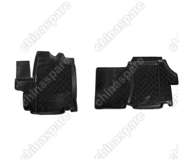 Ковры в салон передние Fiat Ducato III (2012-)  компл. 2 шт., высокий борт, полимерные, черные