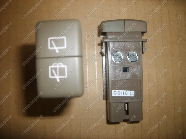 3774300K00A1212 Кнопка стеклоочистителя двери задка (бежевый салон) Great Wall Hover H3