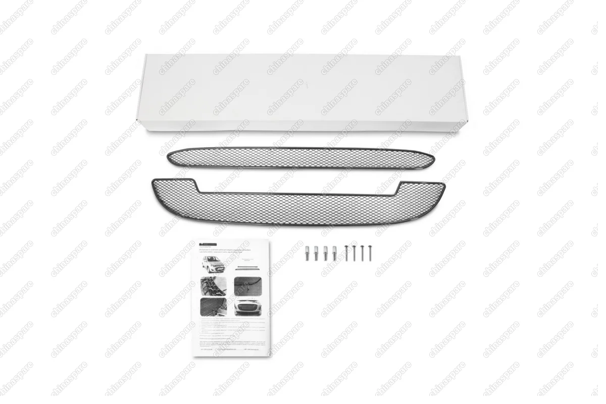 0155051315B Сетка на бампер внешняя для LADA Kalina 2014->, 2 шт. черн., 15 мм