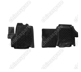 Ковры в салон передние Fiat Ducato III (250) (2006-12)  компл. 2 шт., высокий борт, полимерные, черные