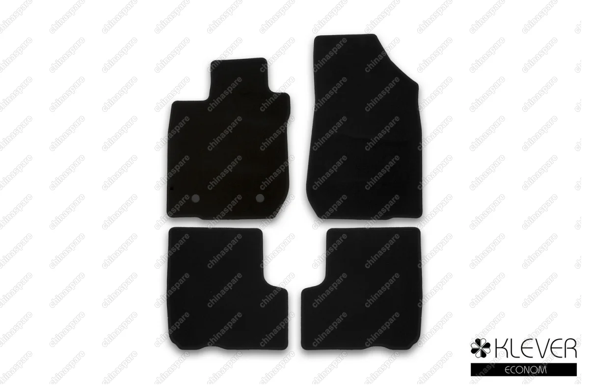 KLEVER01523001200k Коврики в салон Klever Econom LADA Largus 7 мест 2012->, ун., 4 шт. (текстиль)
