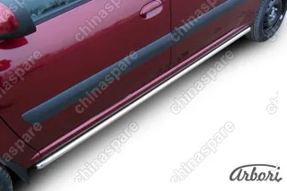 AFZDALADLAR02 Защита порогов d42 труба Arbori нерж. сталь для LADA LARGUS 2012-нв