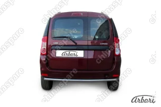 AFZDALADLAR03 Защита заднего бампера d42 Arbori нерж. сталь для LADA LARGUS 2012-нв