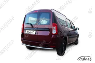 AFZDALADLAR03 Защита заднего бампера d42 Arbori нерж. сталь для LADA LARGUS 2012-нв