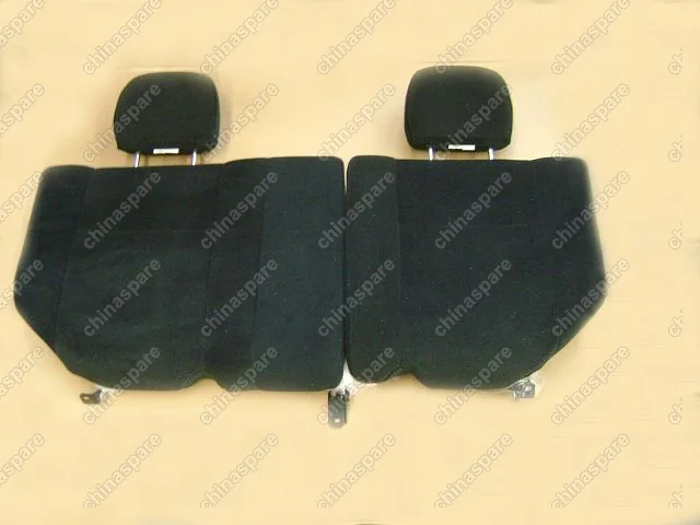 7000210K00B0804 Спинка в сборе заднего сиденья (велюр) (black) Great Wall Hover H3