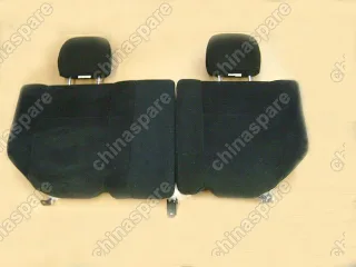 7000210K00B0804 Спинка в сборе заднего сиденья (велюр) (black) Great Wall Hover H3