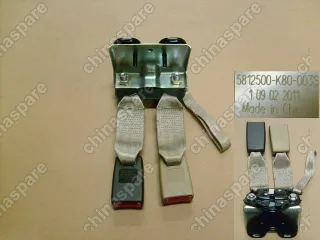 5812500K80003S Buckle assy-rr seat belt lh Great Wall Hover H3