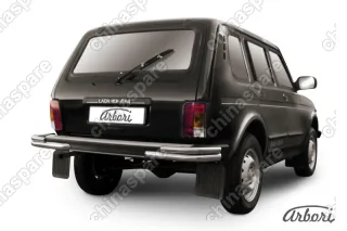 AFZDANIVD11 Уголки d57+d42 Arbori нерж. сталь для LADA 4х4 5дв. 1993-нв
