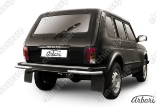 AFZDANIVD12 Уголки d57 Arbori нерж. сталь для LADA 4х4 5дв. 1993-нв