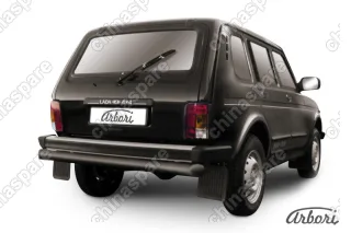 AFZDANIVD08B Защита заднего бампера d76 Arbori черн. для LADA 4х4 5дв. 1993-нв