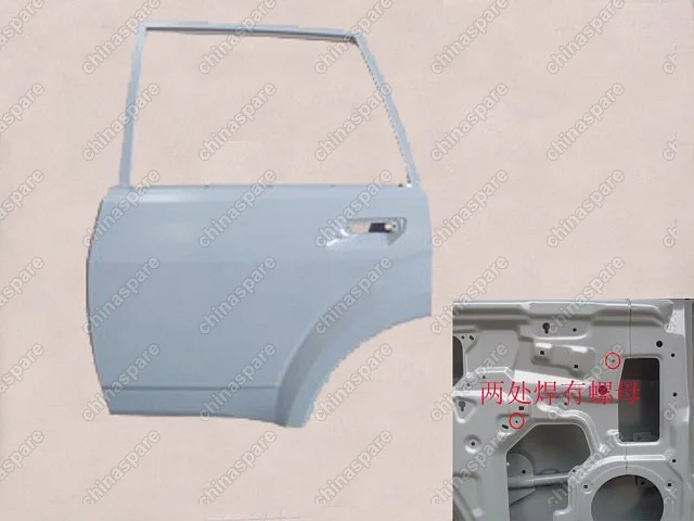 6201100AK80 Rear door assy lh Great Wall Hover H3