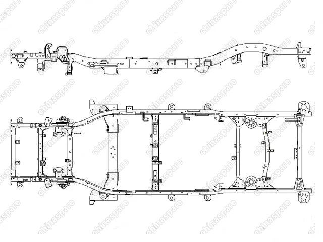 2801000K07EQ2D1 Рама Great Wall Hover H5