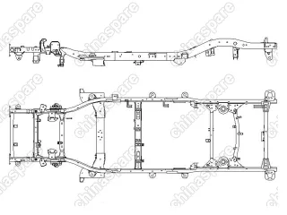 2801000K07EQ2D1 Рама Great Wall Hover H5