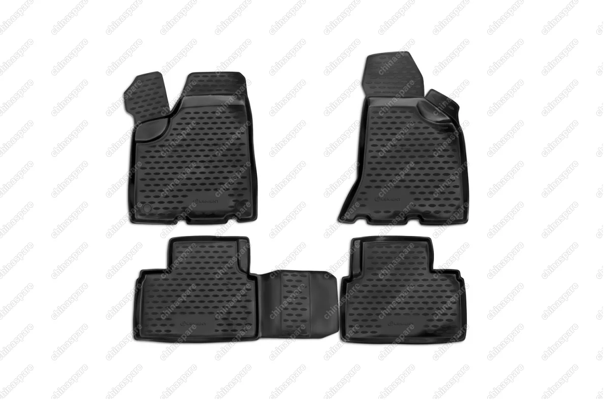 NLC5216110 Коврики в салон LADA Priora 2007->, 4 шт. (пластик)