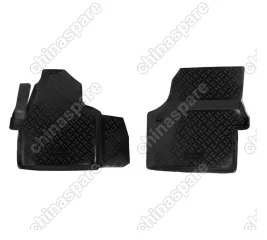 Ковры в салон передние Mercedes-Benz Sprinter (W906) /VW Crafter (2006-) компл. 2 шт., высокий борт, полимерные, черные