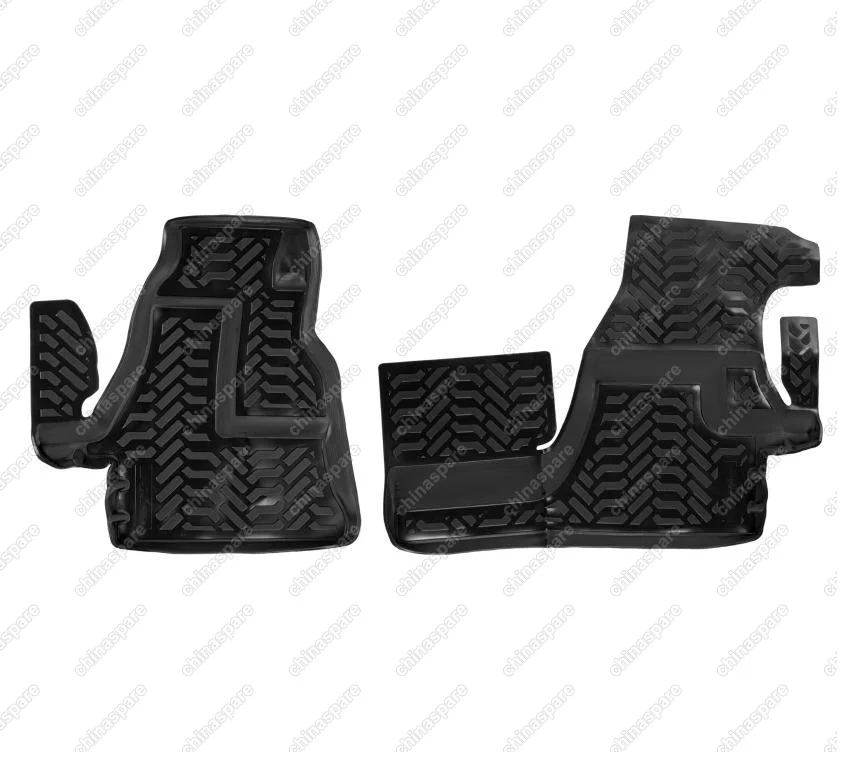 Ковры в салон передние Mercedez-Benz Sprinter Classic (ГАЗ) (2013-) компл. 2 шт., высокий борт, полимерные, черные