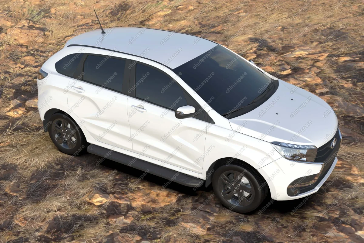 AFZDAALLADXR01 Комплект алюминиевых порогов Arbori Optima Black 1700 для LADA Xray 2015-нв