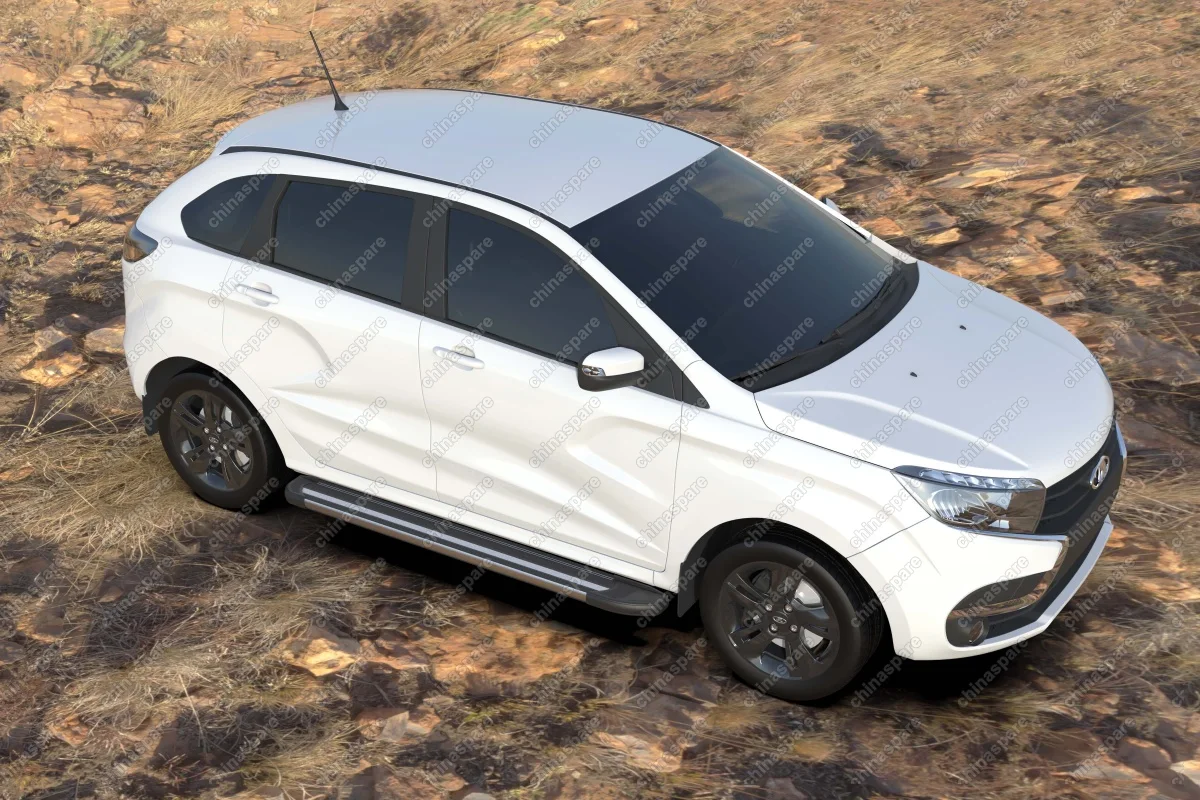 AFZDAALLADXR03 Комплект алюминиевых порогов Arbori Luxe Black 1700 для LADA Xray 2015-нв