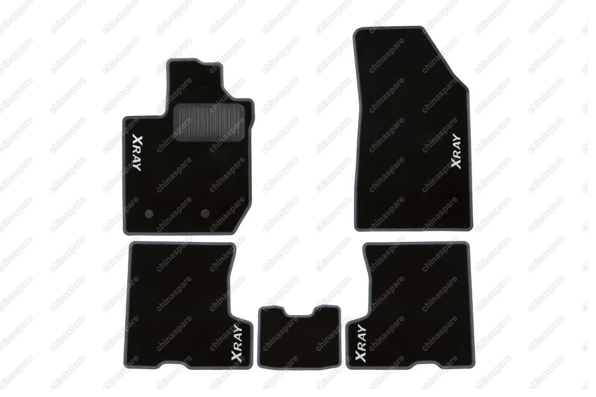 KVR0005203401200kv Коврики в салон KLEVER LADA X Ray 2016->, кросс, 5 шт., цвет Сандал (для комплектаций с вещевым ящиком) (текстиль)