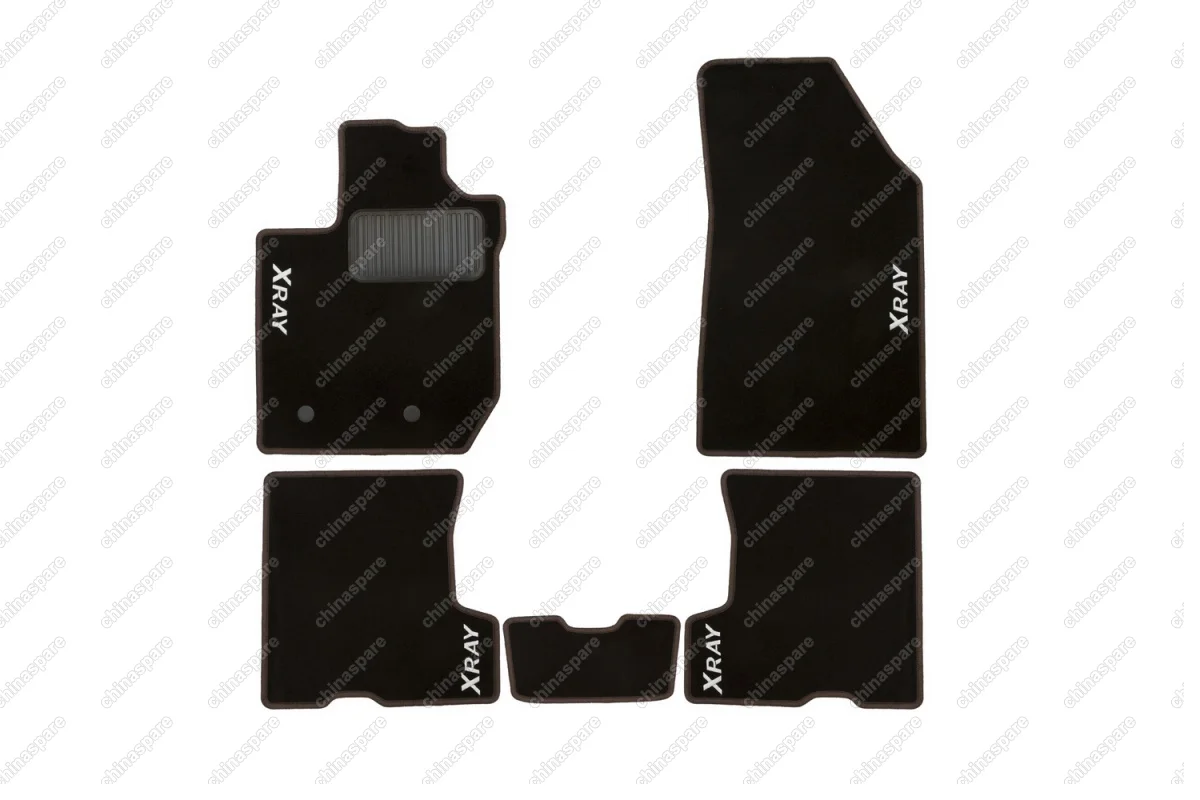 KVR0005203501200kv Коврики в салон KLEVER LADA X Ray 2016->, кросс, 5 шт., цвет Сандал (для комплектаций без вещевого ящика) (текстиль)