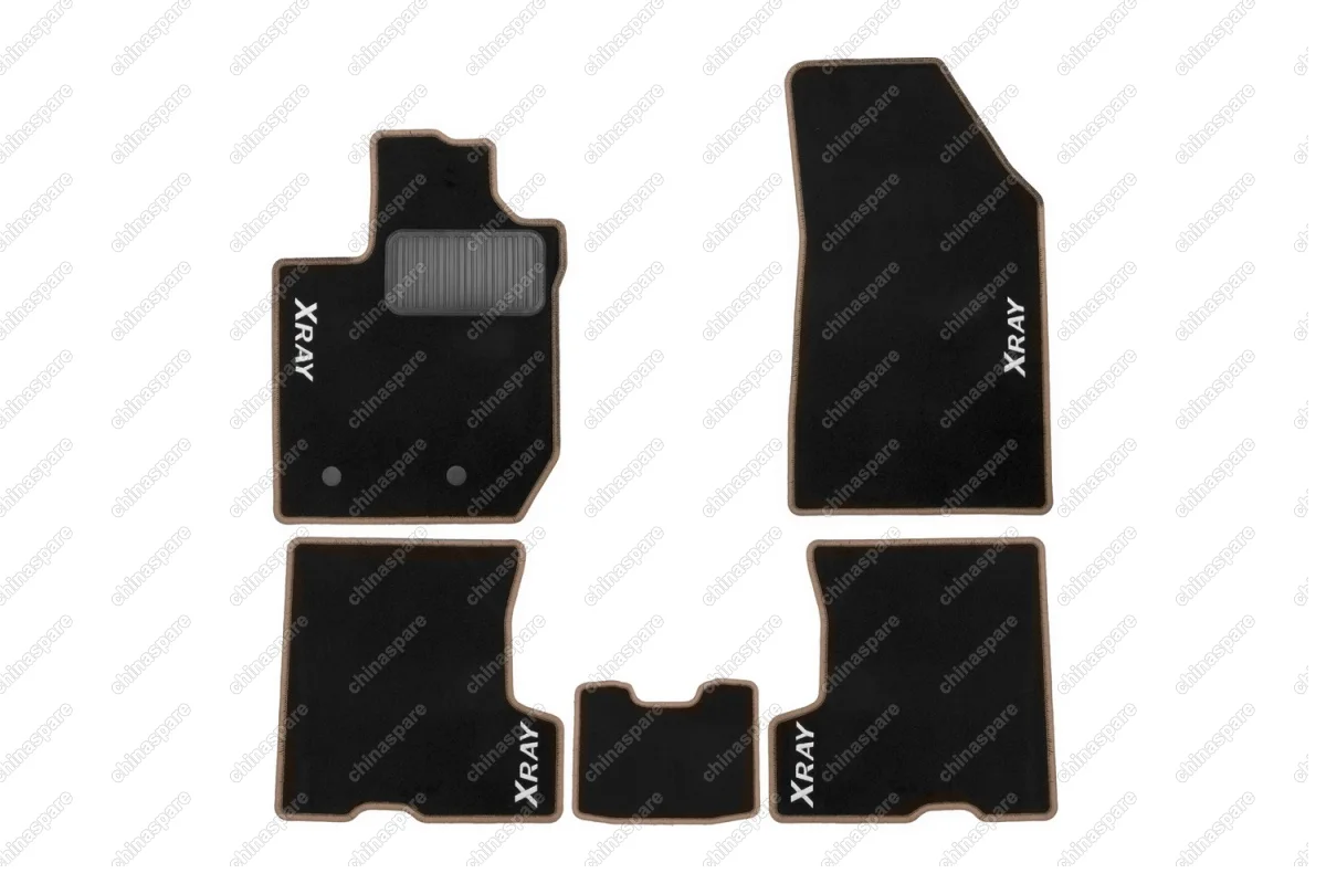 KVR0505203401200kv Коврики в салон KLEVER LADA X Ray 2016->, кросс, 5 шт., цвет Мутон (для комплектаций с вещевым ящиком) (текстиль)