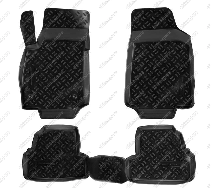 Ковры в салон Opel Mokka (2012-) компл. 4 шт., высокий борт, полимерные, черные