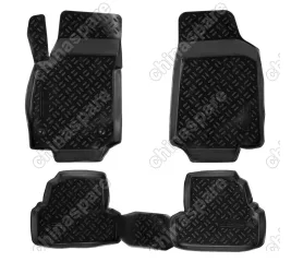 Ковры в салон Opel Mokka (2012-) компл. 4 шт., высокий борт, полимерные, черные