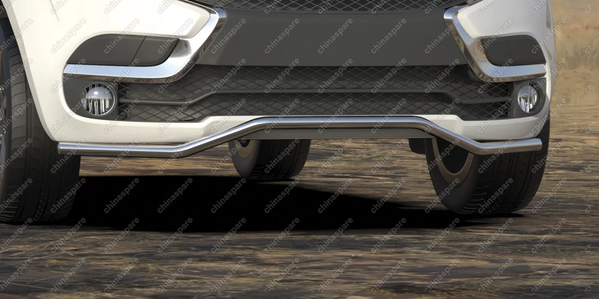 AFZDALADXR01 Защита переднего бампера d42 "волна" Arbori нерж. сталь для LADA Xray 2015-нв