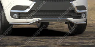 AFZDALADXR01 Защита переднего бампера d42 "волна" Arbori нерж. сталь для LADA Xray 2015-нв