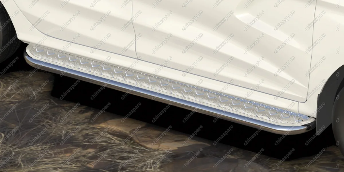 AFZDALADXR07 Защита порогов d42 с листом усиленная Arbori нерж. сталь для LADA Xray 2015-нв