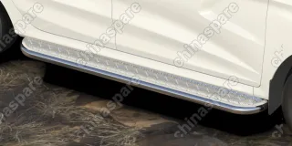 AFZDALADXR07 Защита порогов d42 с листом усиленная Arbori нерж. сталь для LADA Xray 2015-нв