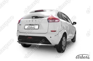 AFZDALADXR14 Защита заднего бампера d42 Arbori нерж. сталь для LADA Xray 2015-нв