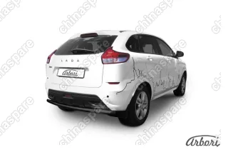 AFZDALADXR12B Защита заднего бампера d57 Arbori черн. для LADA Xray 2015-нв