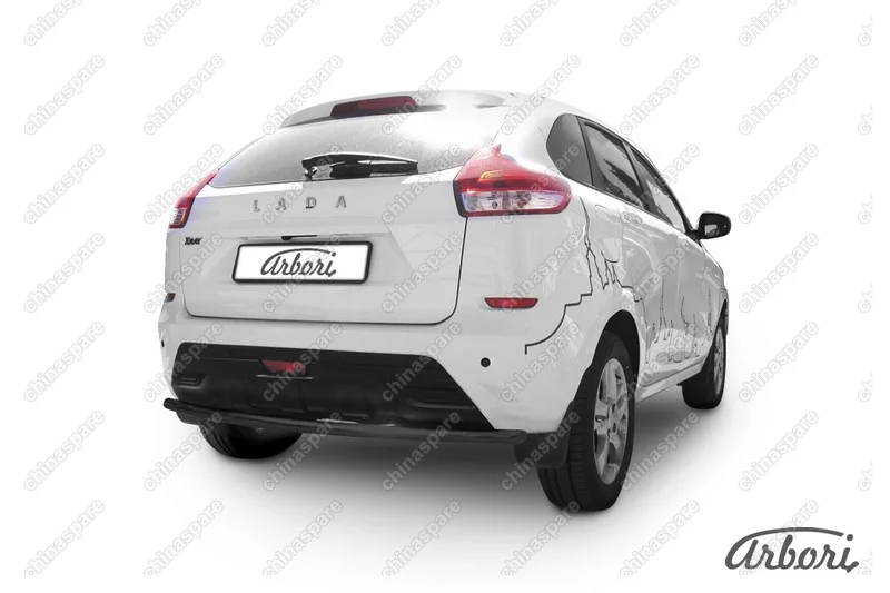 AFZDALADXR14B Защита заднего бампера d42 Arbori черн. для LADA Xray 2015-нв