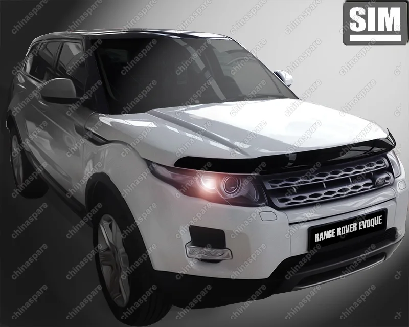 NLDSLREVO1112 Дефлектор капота темный Land Rover Range Rover Evoque 2011-