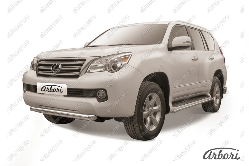 AFZDALGX010 Защита переднего бампера Arbori d76 короткая LEXUS GX-460 2010-2013