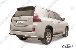 AFZDALGX017 Защита заднего бампера "уголки" Arbori d76 LEXUS GX-460 2010-2013