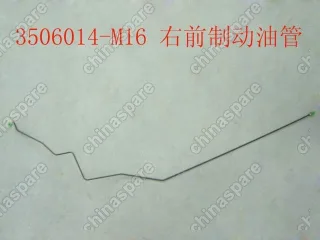 3506014M16 Fr brake line rh Great Wall Peri