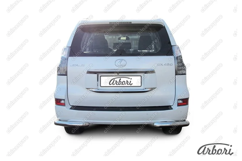 Уголки d76 Arbori нерж. сталь для Lexus GX460 2013-нв