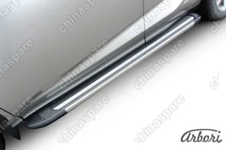 AFZDAALLNX03 Комплект алюминиевых порогов Arbori Luxe Black 1700 для LEXUS NX 2014-2017