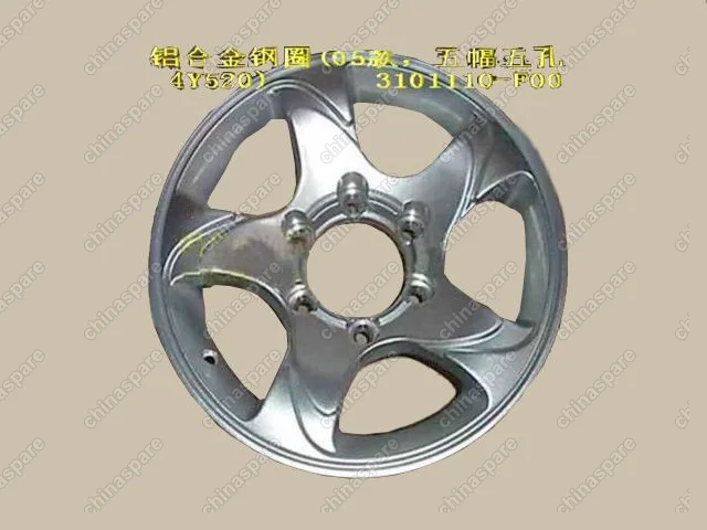 3101110F00 Wheel(05 five rib five hole 4y520) Great Wall Safe